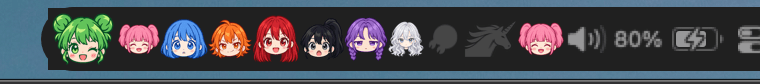 Nine items given faces